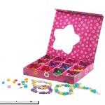 Serabeena Jewelry Making Kit for Girls Includes 300 Beads Deluxe Jewelry Box Clasps and Cords Fun Crafts for Girls  B01MYVIGYS